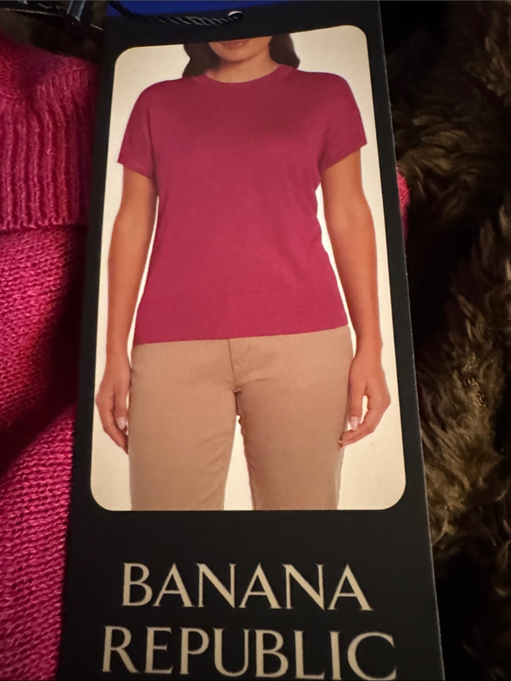 Banana Republic Women’s Short Sleeve Tee in Fuchsia